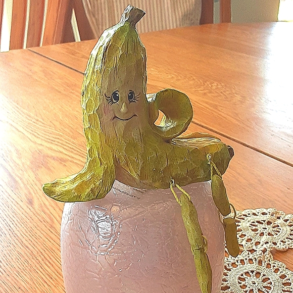 Accents Vintage Anthropomorphic Fruit Banana Shelf Sitter Poshmark